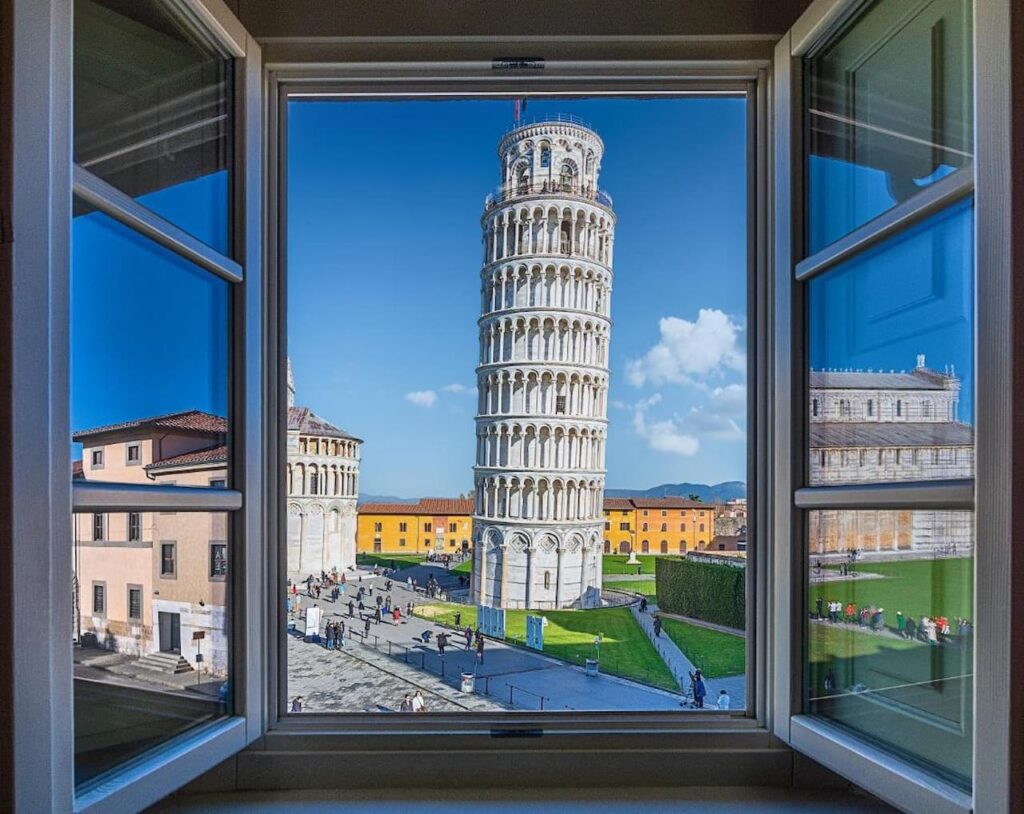 relais i miracoli con vistas a la torre de pisa